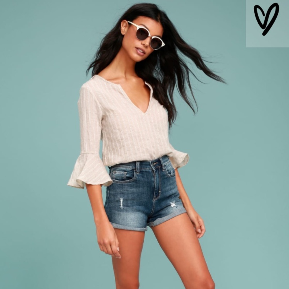 Lulus NWT Medium Denim Shorts